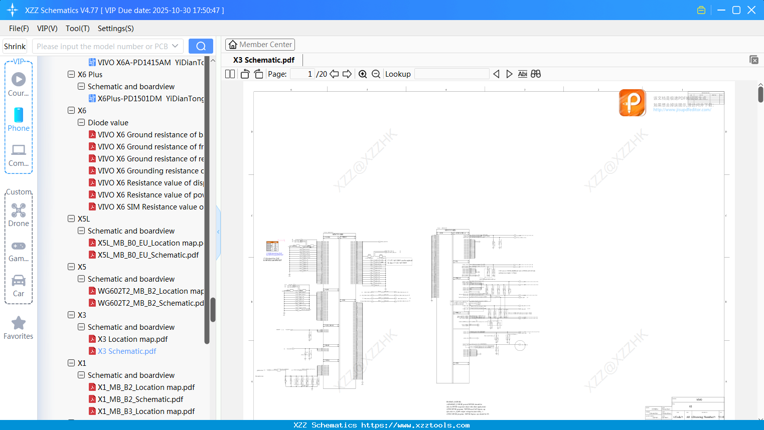 VIVO X3 Schematic